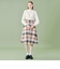 【WEB限定】クレストブリッジチェッククロッシングビエラコンビドレス