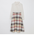 【WEB限定】クレストブリッジチェッククロッシングビエラコンビドレス