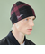 【WEB限定】クレストブリッジチェックニットキャップ