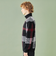 【WEB・一部店舗限定】クレストブリッジチェックタートルネックニット