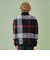 【WEB・一部店舗限定】クレストブリッジチェックタートルネックニット