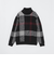 【WEB・一部店舗限定】クレストブリッジチェックタートルネックニット