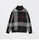 【WEB・一部店舗限定】クレストブリッジチェックタートルネックニット