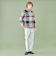 【WEB・一部店舗限定】クレストブリッジチェックタートルネックニット