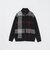 【WEB・一部店舗限定】パネルチェックニットブルゾン