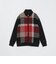 【WEB・一部店舗限定】パネルチェックニットブルゾン