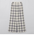 【店舗限定】クレストブリッジチェックサキソニードビーオーバーペンワイドパンツ