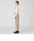 【店舗限定】クレストブリッジチェックサキソニードビーオーバーペンワイドパンツ