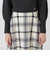 【店舗限定】クレストブリッジチェックサキソニードビーオーバーペンフレアスカート