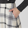 【店舗限定】クレストブリッジチェックサキソニードビーオーバーペンフレアスカート
