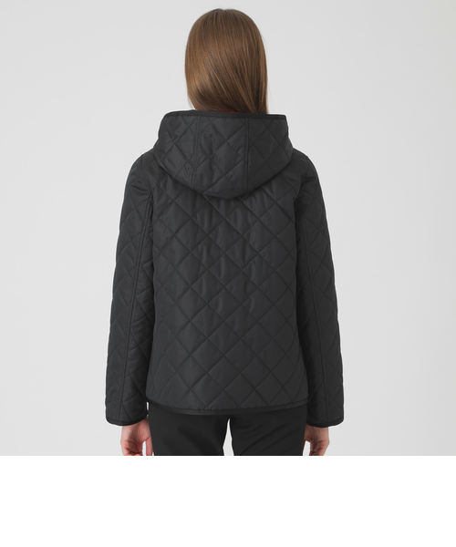 極美品 ブラックレーベルクレストブリッジ ダッフルコート キルティング 一部店舗限定】クレストブリッジチェックキルティングコート