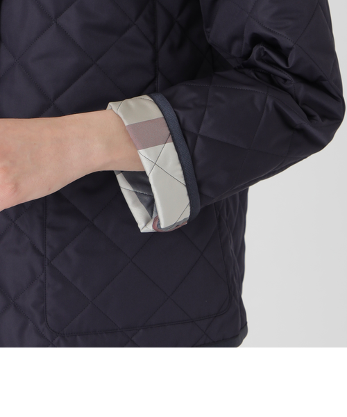 美品◎ ブラックレーベルクレストブリッジ ダッフルコート 中綿 キルティング M 一部店舗限定】クレストブリッジチェックキルティングコート