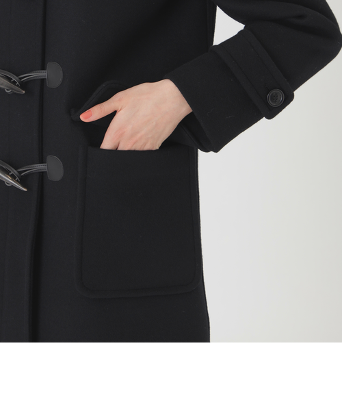 一部店舗限定】パイルメルトンダッフルコート｜ブルーレーベルブラック