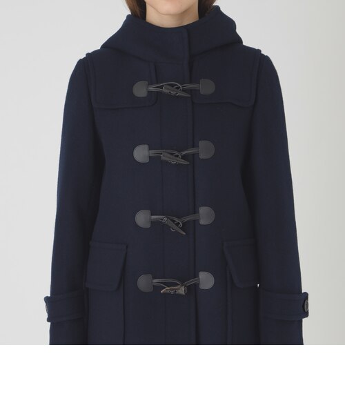 一部店舗限定】パイルメルトンダッフルコート｜ブルーレーベルブラック