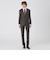 【一部店舗限定】Zegna TRAVELLERシャンブレーブラウンヘリンボーンスーツ