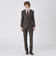 【一部店舗限定】Zegna TRAVELLERシャンブレーブラウンヘリンボーンスーツ