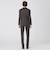 【一部店舗限定】Zegna TRAVELLERシャンブレーブラウンヘリンボーンスーツ