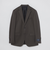 【一部店舗限定】Zegna TRAVELLERシャンブレーブラウンヘリンボーンスーツ