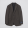 【一部店舗限定】Zegna TRAVELLERシャンブレーブラウンヘリンボーンスーツ