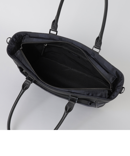 シャドークレストブリッジチェックトート｜ブルーレーベルブラック