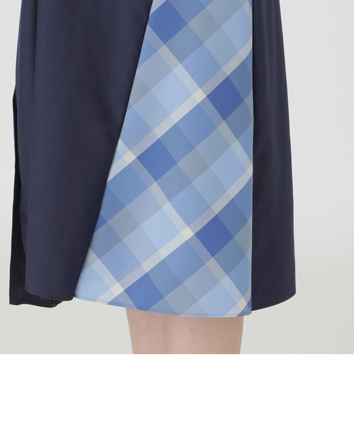 マイクロスパンポプリンシャツドレス｜ブルーレーベルブラックレーベル