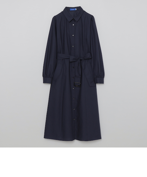 マイクロスパンポプリンシャツドレス｜ブルーレーベルブラックレーベル