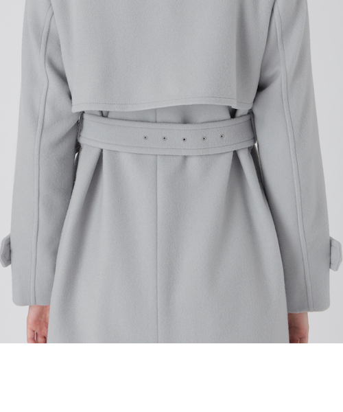 一部店舗限定】ライトビーバーダブルブレストトレンチコート