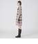 【一部店舗限定】ヘアリークレストブリッジチェックジャカードドレス