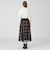 【一部店舗限定】クレストブリッジチェック5WAYチュールスカート
