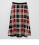 【一部店舗限定】クレストブリッジチェック5WAYチュールスカート