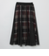 【一部店舗限定】クレストブリッジチェック5WAYチュールスカート