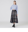 【一部店舗限定】クレストブリッジチェック5WAYチュールスカート