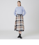 【一部店舗限定】クレストブリッジチェック5WAYチュールスカート