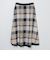 【一部店舗限定】クレストブリッジチェック5WAYチュールスカート