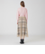 【一部店舗限定】クレストブリッジチェック5WAYチュールスカート