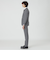 【一部店舗限定】ライトグレーミルドチェックスーツ