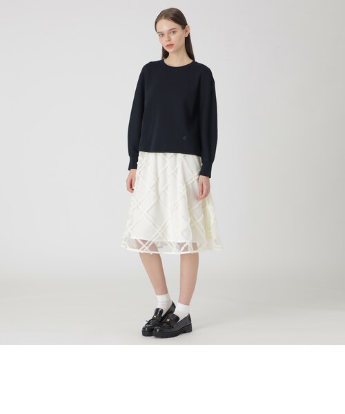 クレストブリッジチェックチュールスカート｜ブルーレーベルブラック