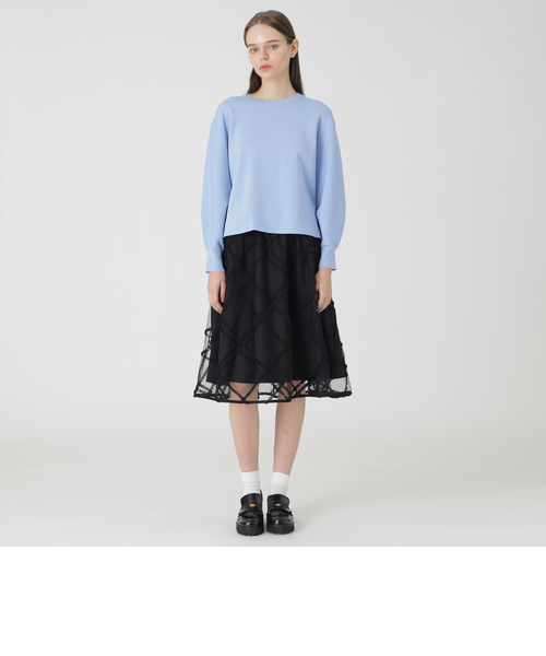 クレストブリッジチェックチュールスカート｜ブルーレーベル