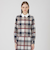 クレストブリッジチェックシャドードビーブラウス