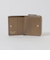 クレストブリッジチェックレザー二つ折り財布
