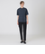 ハイツイストシャドーチェックニットTシャツ