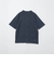 ハイツイストシャドーチェックニットTシャツ