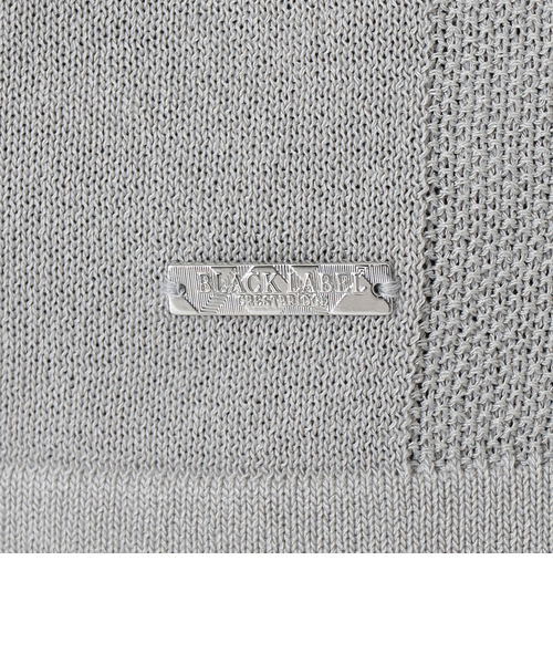 新品】ブラックレーベル ドライタッチシャドーチェックニット