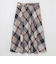 クレストブリッジチェックライトクロッシングツイルスカート