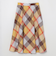 クレストブリッジチェックライトクロッシングツイルスカート