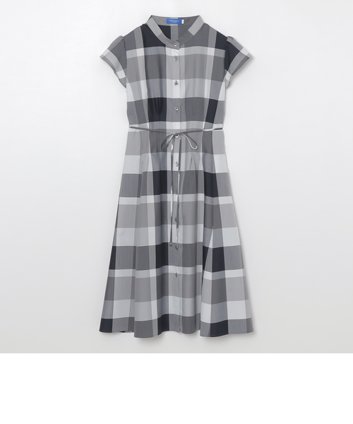クレストブリッジチェックライトクロッシングツイル切替ドレス 新品 クレストブリッジチェックライトクロッシングツイル切替ドレス