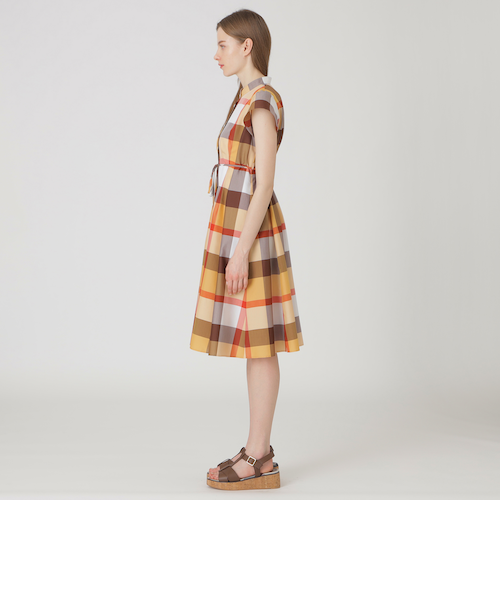 クレストブリッジチェックライトクロッシングツイルドレス