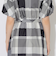【WEB限定】クレストブリッジチェッククロッシングツイルパフスリーブドレス