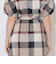 【WEB限定】クレストブリッジチェッククロッシングツイルパフスリーブドレス