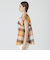 クレストブリッジチェックライトクロッシングツイルケープブラウス